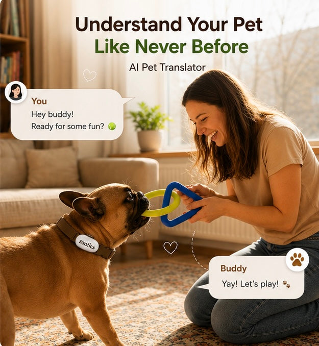 ZAOTICS™ AI Pet Communicator Collar.