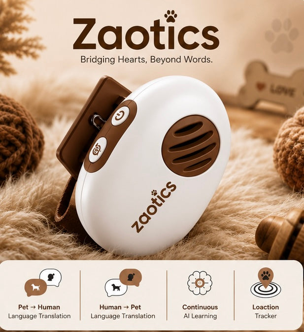 ZAOTICS™ AI Pet Communicator Collar.
